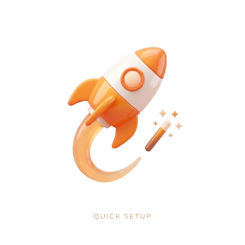 Quick Setup Rocket Icon